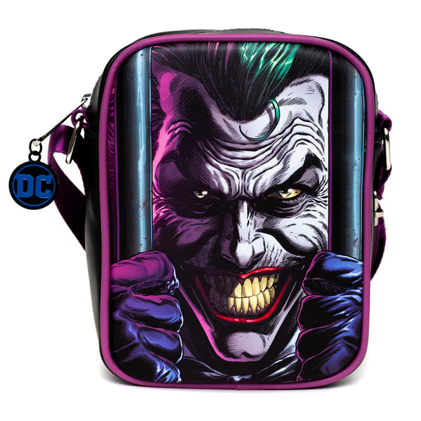 DC Comics Joker & Batman Two Sided Crossbody Bag - Leo's Treasure Box