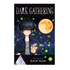 Manga volume cover for Dark Gathering Volume 3, featuring an anime-style illustration of a dark-haired character holding flowers under a large glowing moon on a black checkerboard background.