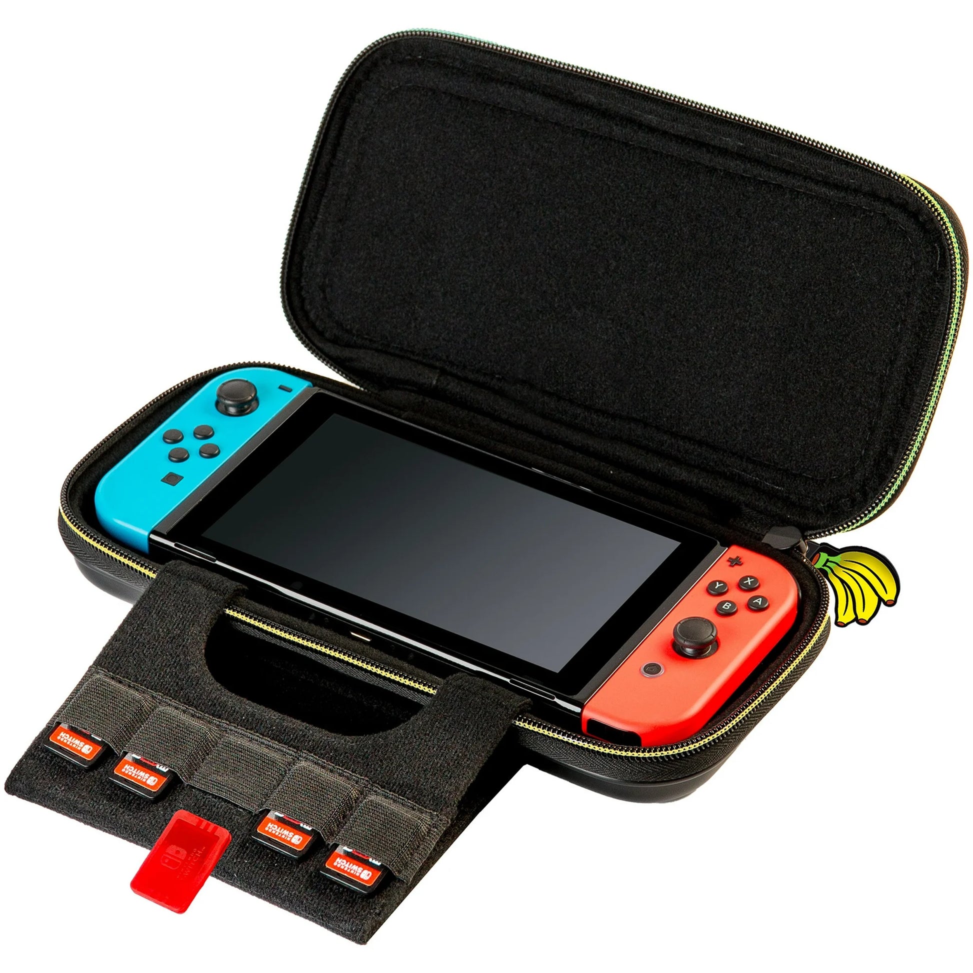 Durable Deluxe game storage case designed for Nintendo Switch games, Donkey Kong themed


