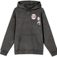 Dark gray hoodie with 'Demon Slayer' logo on a white background