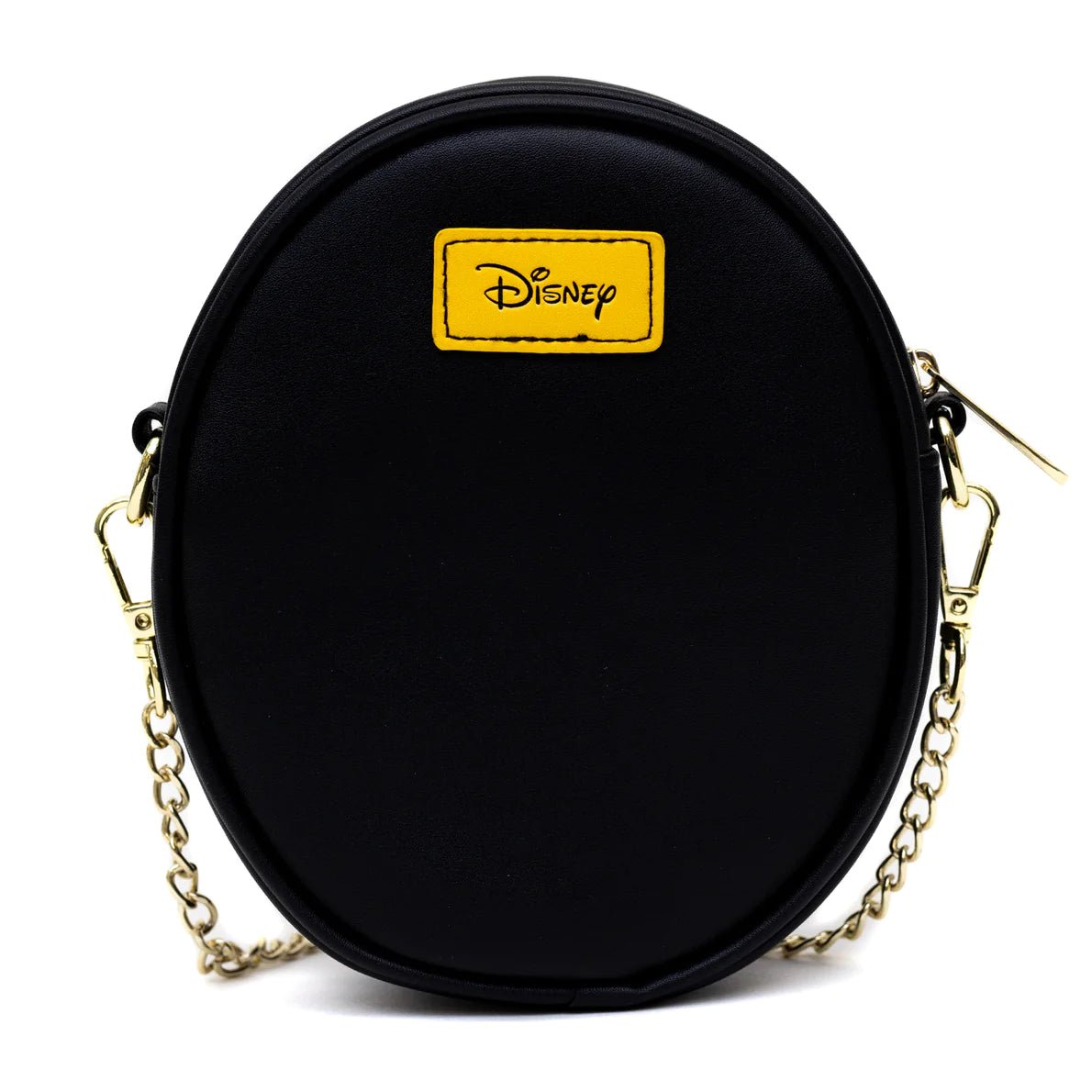 Disney Bag, Oval Crossbody, Snow White Old Hag and Evil Queen Villains Lenticular Portrait, Black, Vegan Leather - Leo's Treasure Box