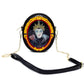 Disney Bag, Oval Crossbody, Snow White Old Hag and Evil Queen Villains Lenticular Portrait, Black, Vegan Leather - Leo's Treasure Box