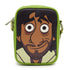 Disney Encanto Bruno Character Face Close-Up With GITD Eyes Green Crossbody - Leo&