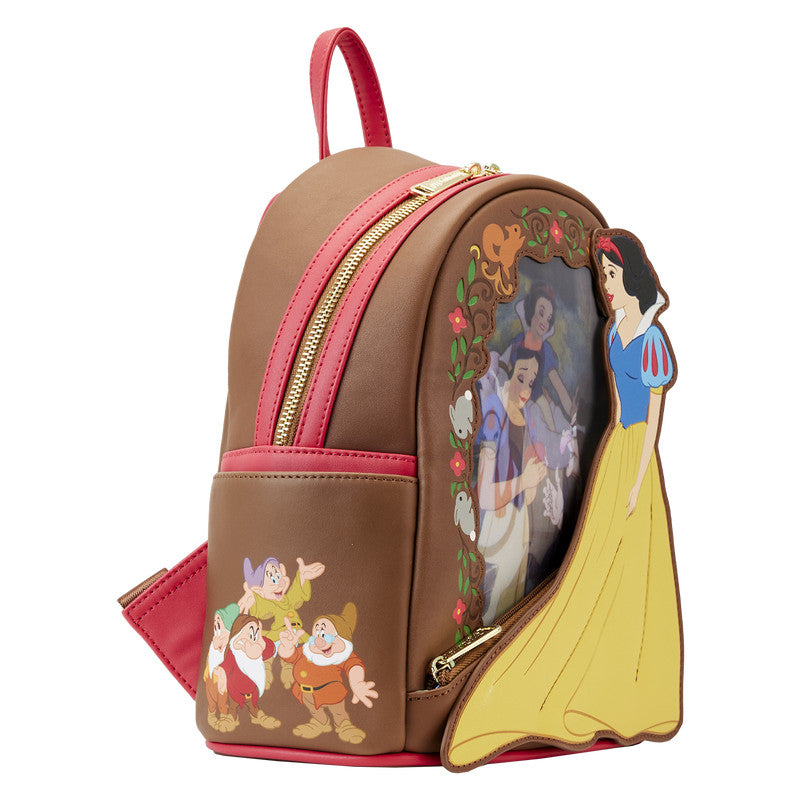 Disney Loungefly Snow White Lanticular Princess Series Mini Backpack