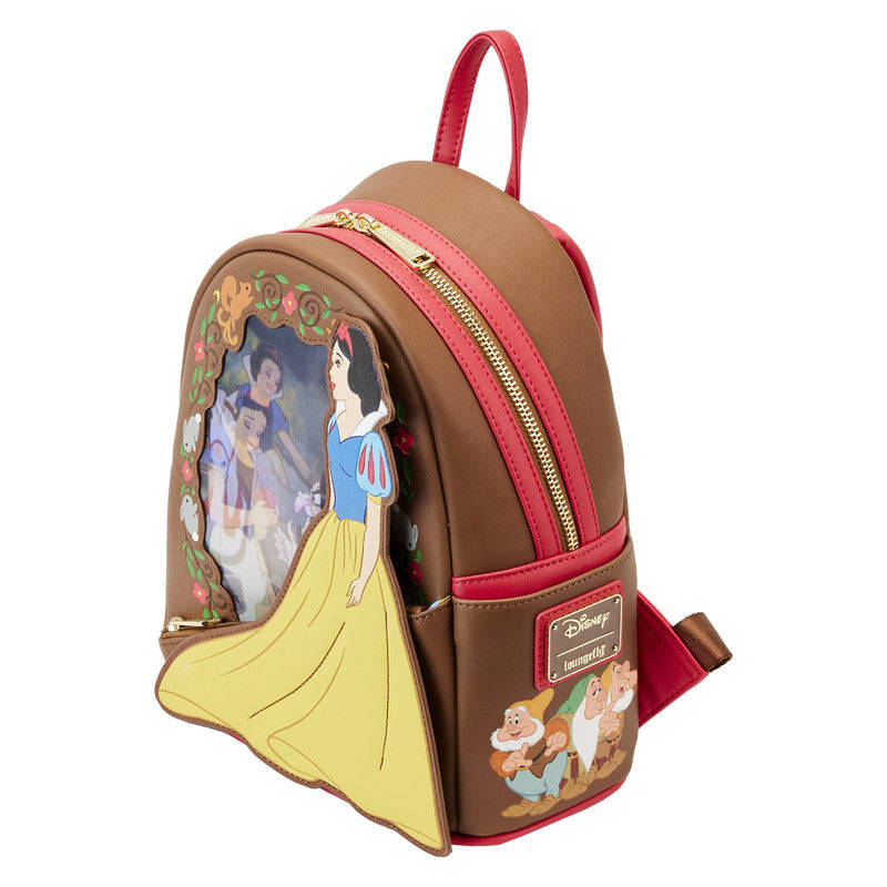 Disney Loungefly Snow White Lanticular Princess Series Mini Backpack