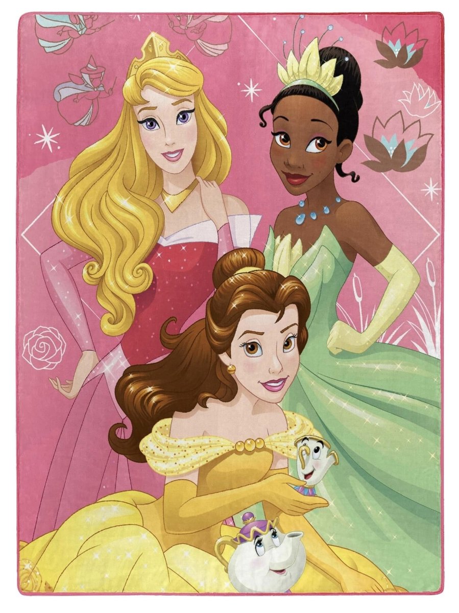 Disney Princesses Twin Size 60 X 80 Blanket - Leo's Treasure Box