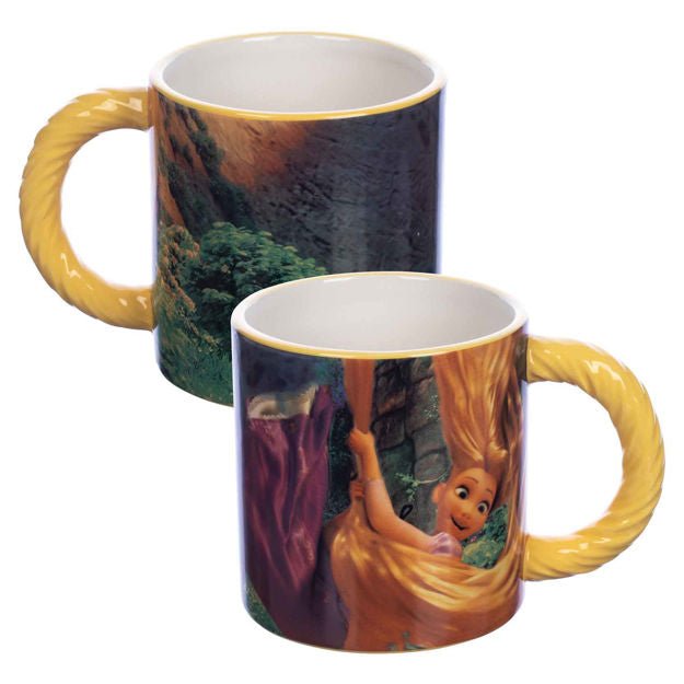 Rapunzel Tangled sculpted ceramic coffee mug – 20oz Disney Princess kitchen collectible