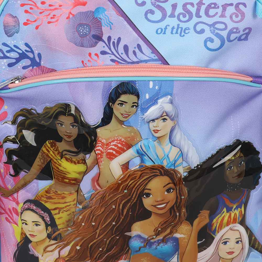 Disney The Little Mermaid 5 PC Youth Backpack Set - Leo's Treasure Box