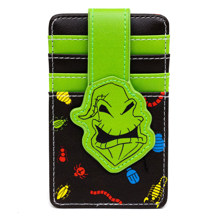 Disney Wallet, Character Wallet ID Card Holder, The Nightmare Before Christmas Oogie Boogie Green Black, Vegan Leather - Leo's Treasure Box