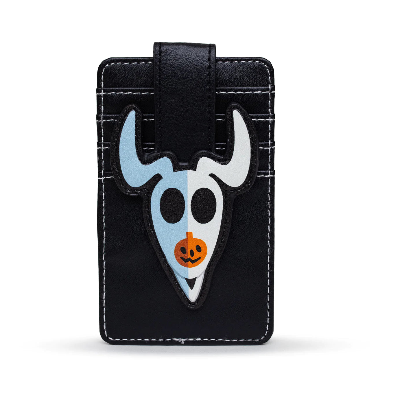 Disney Wallet, Character Wallet ID Card Holder, The Nightmare Before Christmas Zero Face Black, Vegan Leather - Leo's Treasure Box