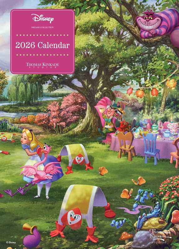 Disney Dreams Collection by Thomas Kinkade Studios 2026 Engagement Calendar by Thomas Kinkade Studios