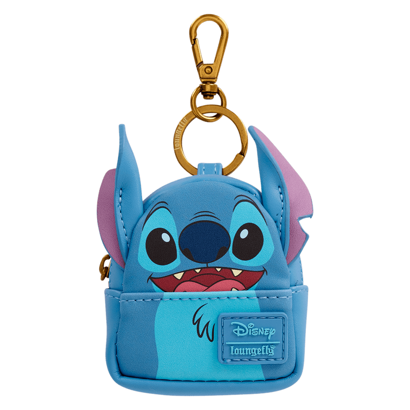 Loungefly collectible Lilo & Stitch mini backpack keychain with surprise design

