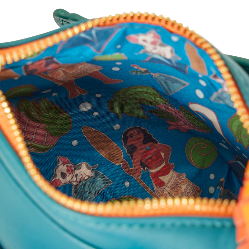 Figural crossbody bag featuring Hei Hei the rooster from Moana

