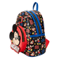 Disney Mickey Mouse backpack featuring vintage-style repeating pattern

