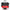 Black and red patterned travel bag with wheels on a white background