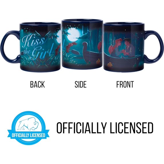 Disney Princess Ariel Kiss the Girl Heat Reveal 20oz Mug - Leo's Treasure Box