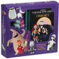 Crochet kit packaging for 'The Nightmare Before Christmas' with characters and yarn on a purple background