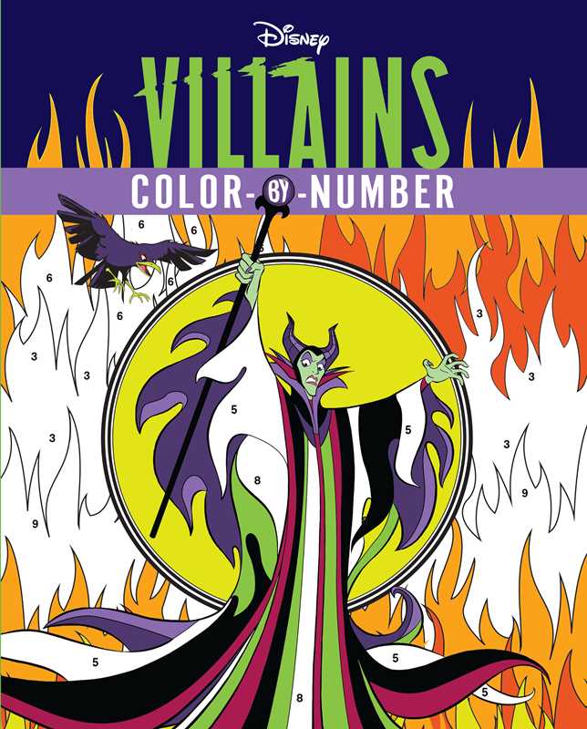 Disney Villains Color-by-Number by Editors of Thunder Bay Press Simon & Schuster