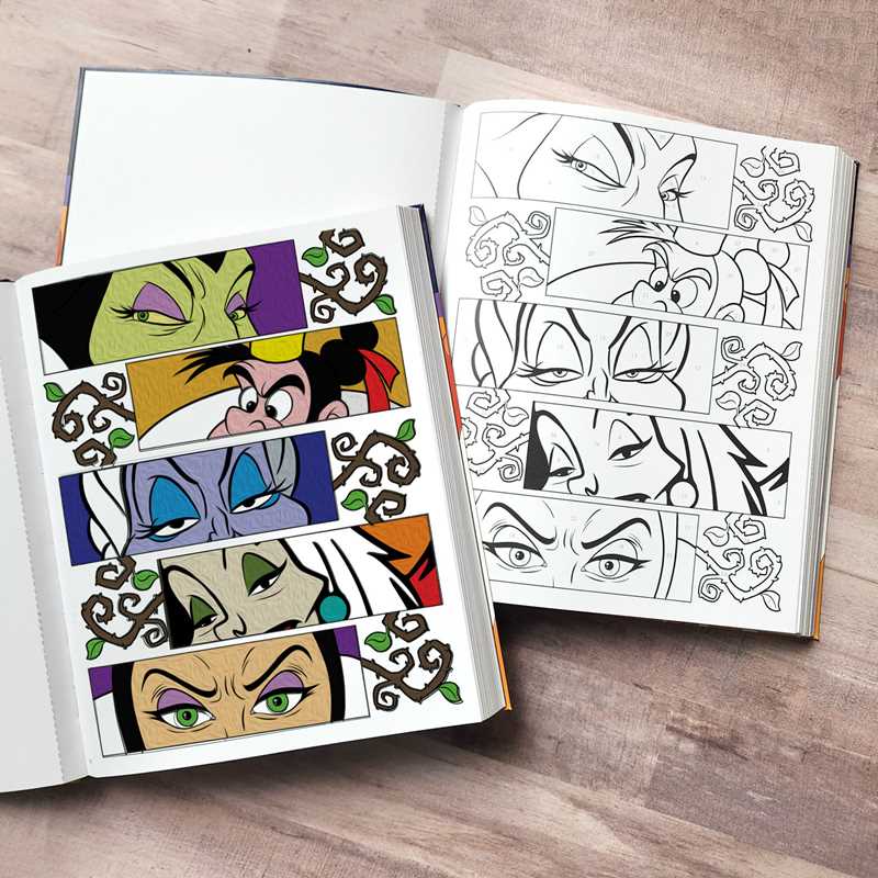 Disney Villains Color-by-Number by Editors of Thunder Bay Press Simon & Schuster