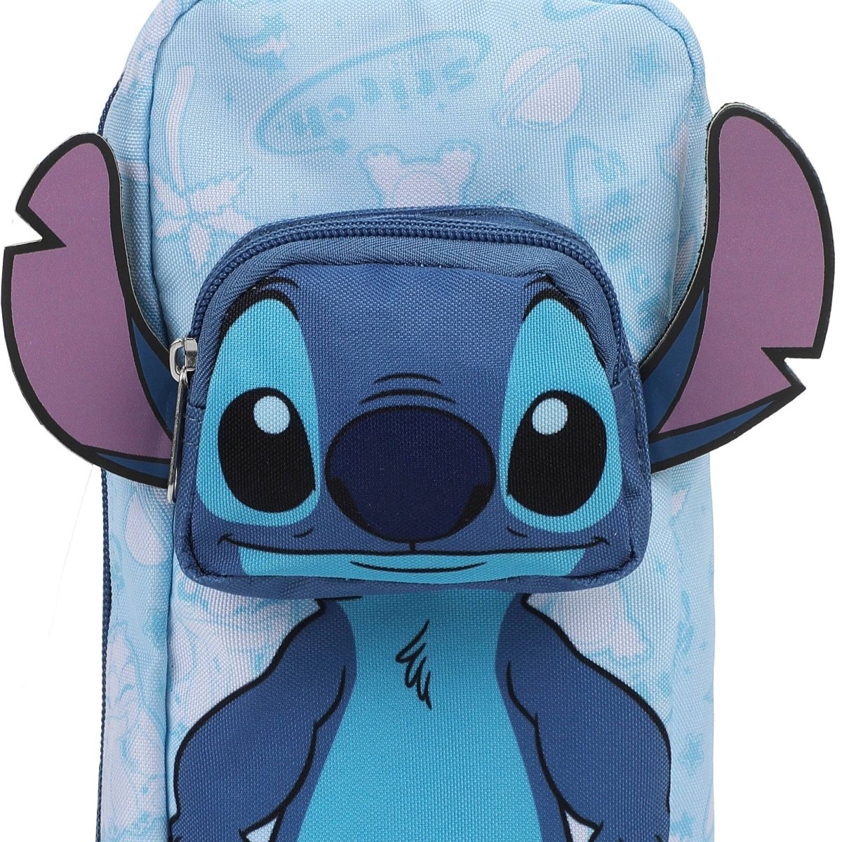Backpack with a character design on a white background