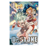 Front cover of the manga volume 10 of Dr. Stone, featuring the main characters flying through the sky with the title &