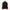 Black backpack with red and yellow accents on a white background