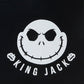 Close-up of Nightmare Before Christmas Jack Skellington backpack showing detailed sequin face