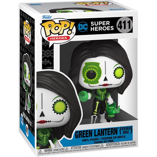 FUNKO POP Heroes: Dia De Los DC- Green Lantern (Jessica) 411