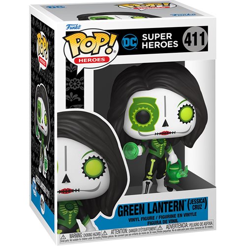 FUNKO POP Heroes: Dia De Los DC- Green Lantern (Jessica) 411 - Leo's Treasure Box