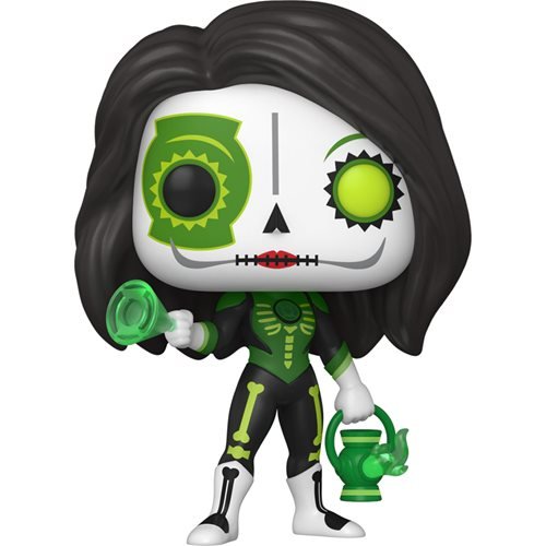 FUNKO POP Heroes: Dia De Los DC- Green Lantern (Jessica) 411 - Leo's Treasure Box
