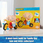 Toy figure of Stewie Griffin on a tricycle with Family Guy packaging in the background.