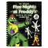 Glow-in-the-dark coloring book cover featuring characters from &