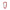 Red carabiner on a white background