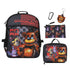 Backpack, pencil case, lunch bag, and keychain with &