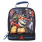 Lunch bag with colorful character design and 'Security Breach' branding on a white background