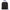 Black insulated lunch bag with blue handle on a white background