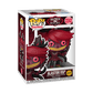 Funko Pop! vinyl figure packaging of Alastor from Hazbin Hotel with red hair and pink eyes.