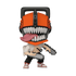 Funko Pop! vinyl figure with a chainsaw helmet and chainsaw, on a white background