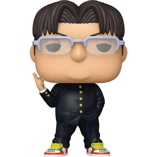 Funko Pop! vinyl figure of a character with glasses and a black outfit on a white background