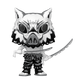 Funko Pop! vinyl figure of a character with animal-like features and weapons on a white background