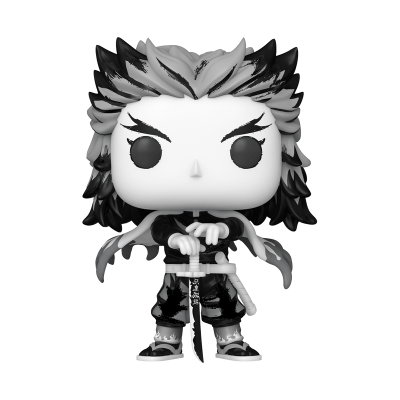 Funko Pop! vinyl figure of a character with spiky hair and white face on a white background