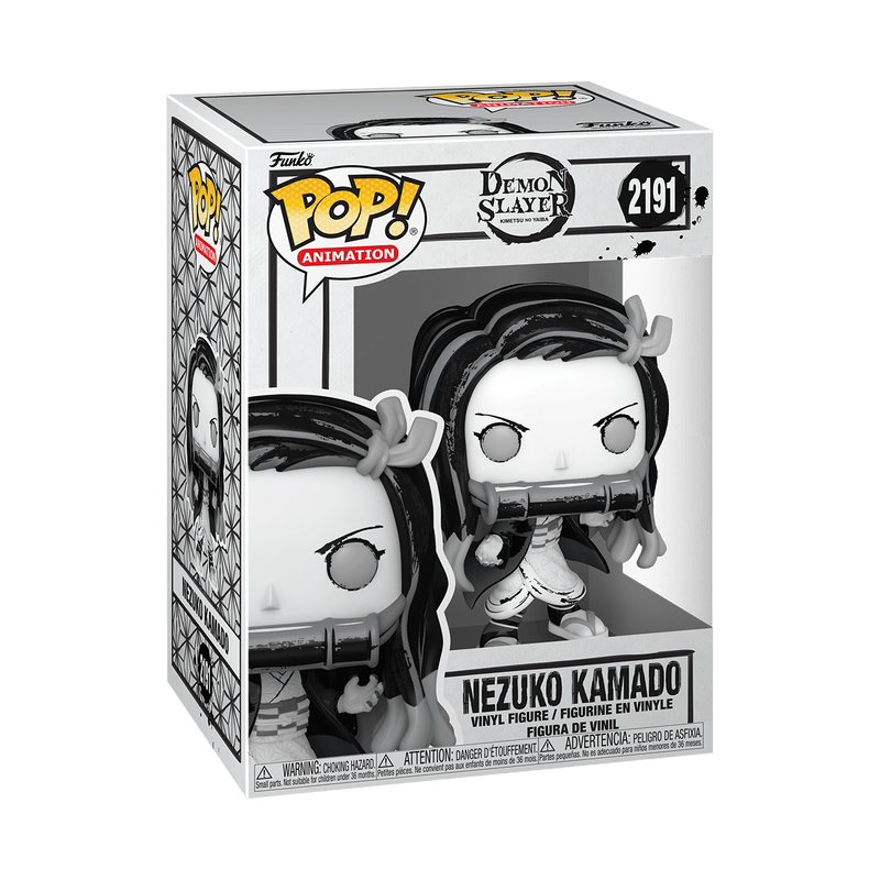 Funko Pop! vinyl figure packaging of Nezuko Kamado from Demon Slayer on a white background