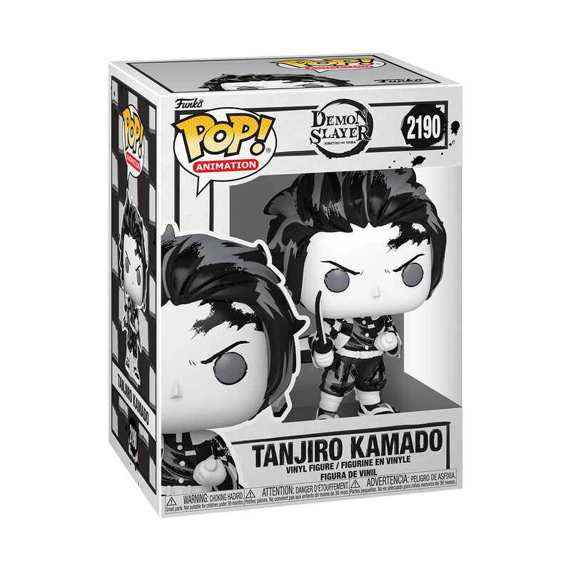 Funko Pop! vinyl figure packaging of Tanjiro Kamado from Demon Slayer on a white background