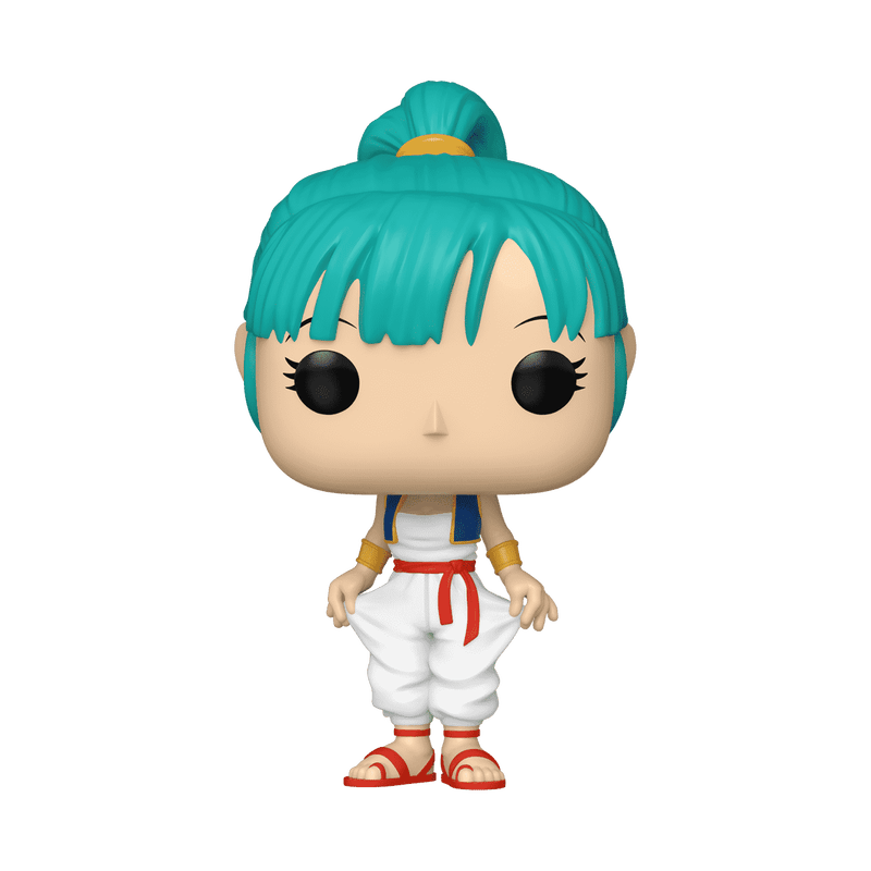 Funko Pop! vinyl figure with turquoise hair 