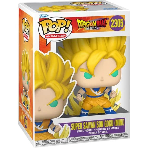 Funko Pop! Animation figure of Super Saiyan Son Goku in packaging