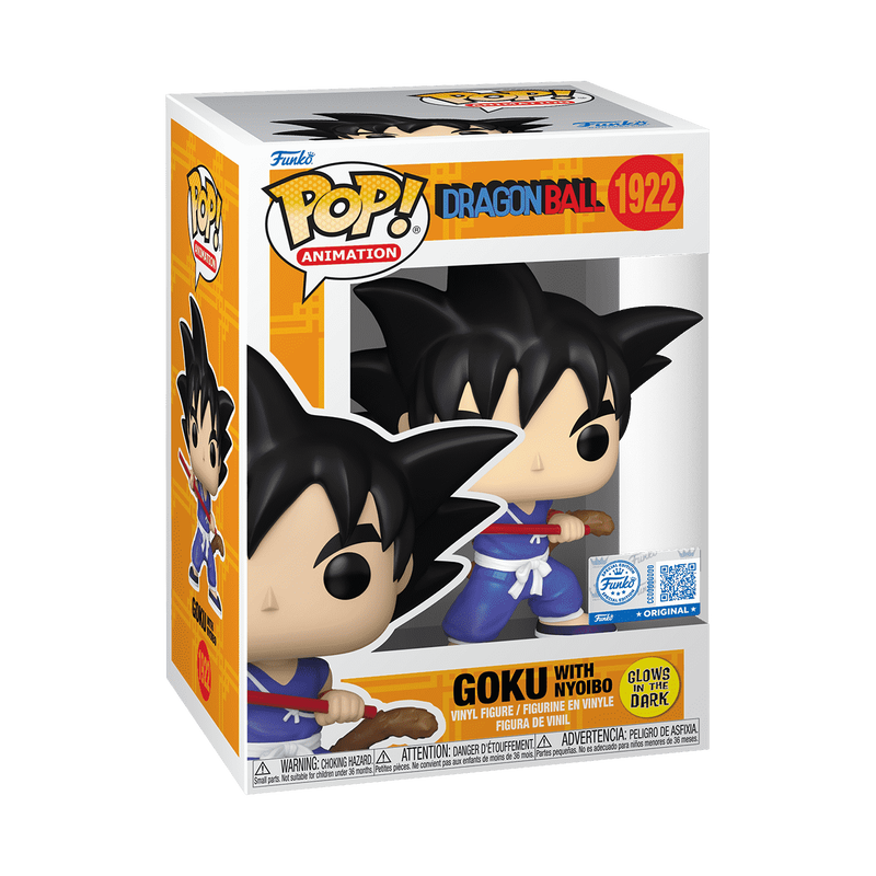 Funko Pop! Dragon Ball Z figure packaging with character illustration 