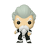Funko Pop! vinyl figure of an elderly martial arts master with white hair, a white beard, and a black-and-white outfit, shown on a plain white background.