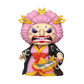 Funko POP! One Piece Big Mom vinyl figure wearing a vibrant kimono, holding her sword Napoleon, standing with a fierce grin