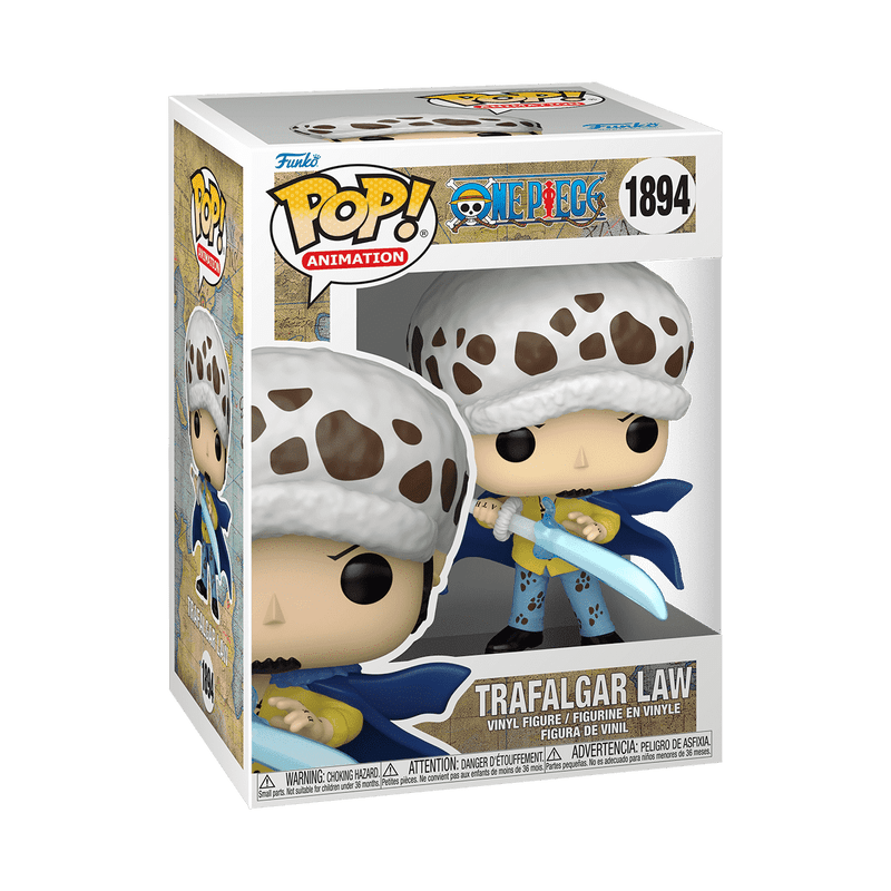 Funko Pop! vinyl figure of Trafalgar Law from One Piece in packaging
