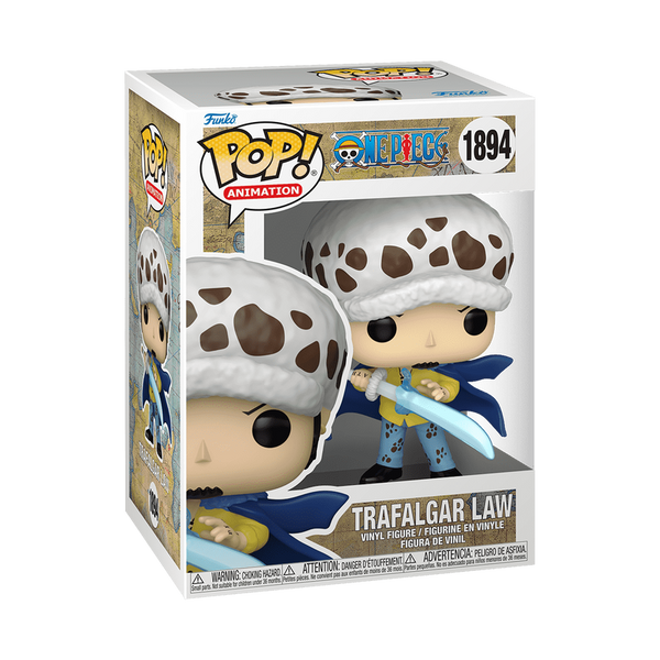 Funko Pop! vinyl figure of Trafalgar Law from One Piece in packaging